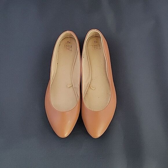 TIME AND TRU SLIP ON POINTED TOE WOMEN'S FLAT SHOES - Picture 3 of 12